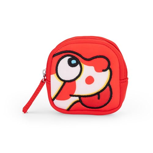 PIMPA - Offizielle Pimpa-Geldbörse, mit praktischem Reißverschluss und Karabiner, ideal zur Aufbewahrung von Münzen und Anderen kleinen Gegenständen, Geschenkidee für Kinder und Mädchen, 7,5 x 8 x 3 von Franco Cosimo Panini