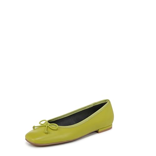 Franco Sarto Damen Abigail Bow Ballet Flats Ballerinas, Grünes Apfelleder, 37 EU Weit von Franco Sarto