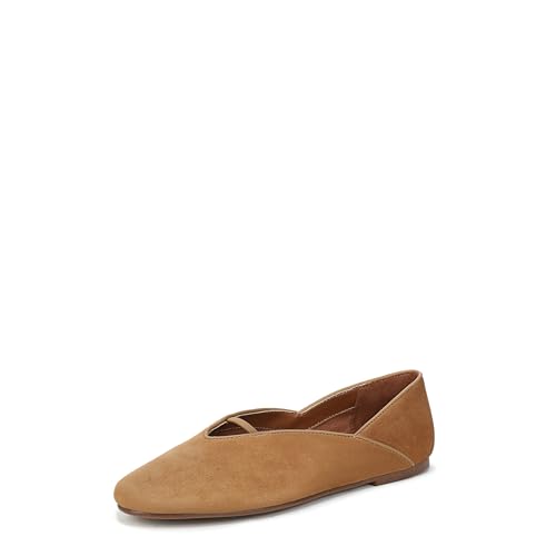 Franco Sarto Damen Brayten Ballerinas, Warmes Kamelbraunes Wildleder, 36 EU von Franco Sarto