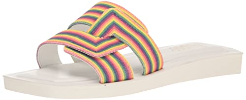 Franco Sarto Damen Caprisld2 Schiebe-Sandalen, Regenbogenfarben, 41 EU von Franco Sarto