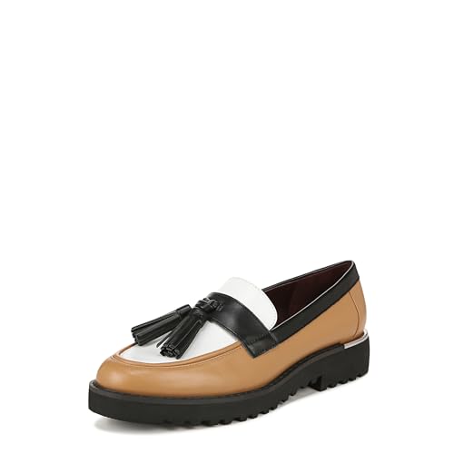Franco Sarto Damen Carolynn Loafer mit Lug Sole und Quastendetail, Braun Colorblock Multi, 39 EU von Franco Sarto