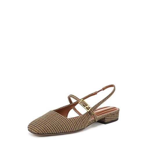 Franco Sarto Damen Destin Mary Jane Schuh, Senfgelber gewebter Stoff, 44.5 EU von Franco Sarto