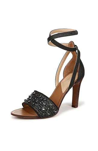 Franco Sarto Damen Eleanor Ankle Strap High Heel Sandale mit Absatz, Schwarz, 40 EU von Franco Sarto