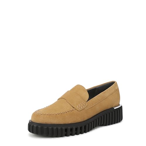 Franco Sarto Damen Flexa Roma Slipper, Biscotti Brown Suede, 38.5 EU von Franco Sarto