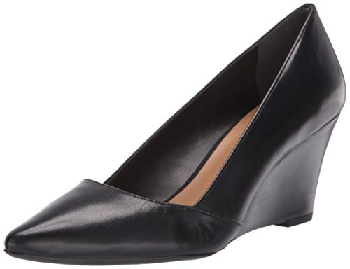 Franco Sarto Damen Frankie Pumps, Schwarz Leder, 38.5 EU von Franco Sarto