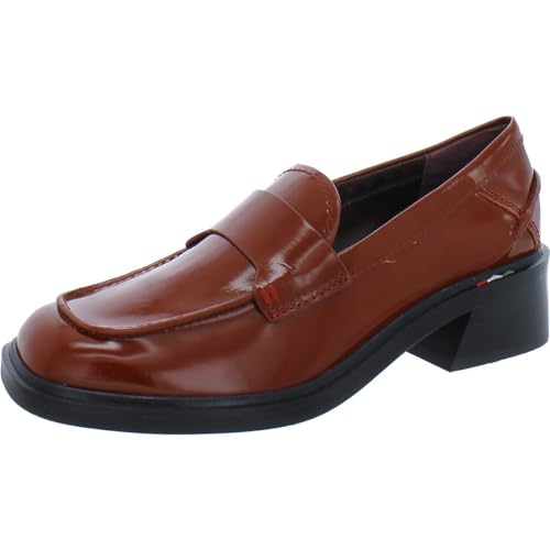 Franco Sarto Damen Gabriella Round Toe Loafer, Weinrot Leder, 36 EU von Franco Sarto