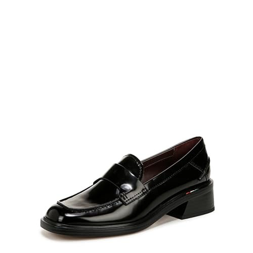 Franco Sarto Damen Gabriella Slip on Loafers Slipper, Schwarz glänzend, 39.5 EU von Franco Sarto