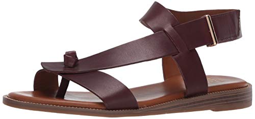 Franco Sarto Damen Glenni Flache Sandale, Dunkelbraun, 37 EU von Franco Sarto