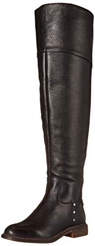 Franco Sarto Damen Haleen WC Overknee-Stiefel, Schwarze breite Wade, 39 EU von Franco Sarto