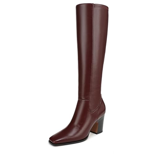 Franco Sarto Damen Jonie Halblange Stiefel, Oxblood Red Leather, 37.5 EU Franco Sarto Damen Jonie Halblange Stiefel, Oxblood Red Leather, 37.5 EU von Franco Sarto