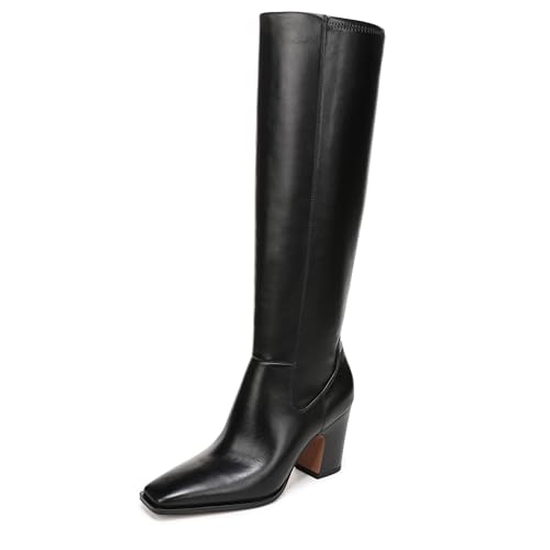 Franco Sarto Damen Jonie Halblange Stiefel, Schwarz Leder, 39.5 EU Franco Sarto Damen Jonie Halblange Stiefel, Schwarz Leder, 39.5 EU von Franco Sarto