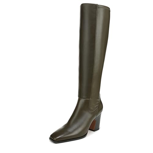 Franco Sarto Damen Jonie Mid Calf Boot, Tiefes olivgrünes Leder, 39.5 EU von Franco Sarto