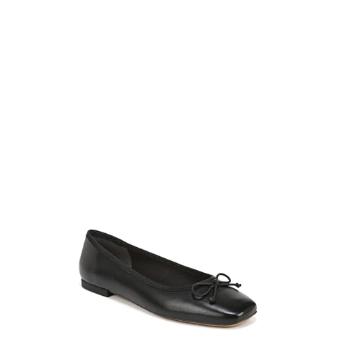 Franco Sarto Damen L-Abigail Ballerinas, Schwarz Leder, 44 EU Weit von Franco Sarto