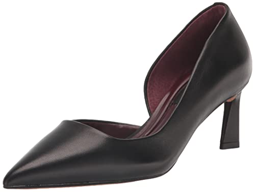 Franco Sarto Damen L-Hellbraun Pumps, Schwarz Leder, 41.5 EU von Franco Sarto