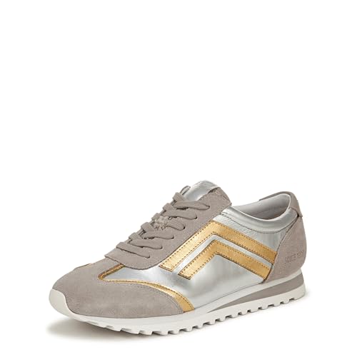 Franco Sarto Damen Matera Lace Up Fashion Sneaker, Silber, Gold, Mehrfarbig, 38 EU von Franco Sarto