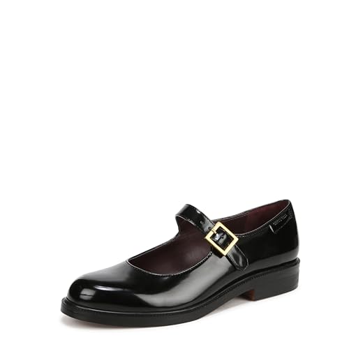 Franco Sarto Damen Melfi Buckle Dress Shoe Mary Jane Schuh, Schwarz glänzend, 35.5 EU von Franco Sarto