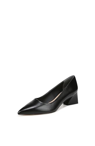 Franco Sarto Damen Racer Pointed Toe Block Heel Pump Pumps, Schwarz Leder, 41 EU Weit von Franco Sarto