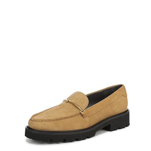 Franco Sarto Damen Senna Loafer, Biscotti Brown Suede, 39.5 EU von Franco Sarto
