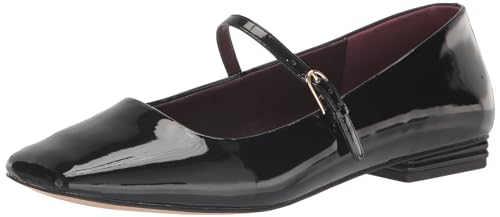 Franco Sarto Damen Tinsley Flats Mary Jane Schuh, Schwarz Lack, 40 EU von Franco Sarto