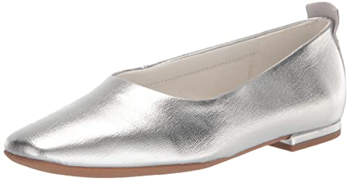 Franco Sarto Damen Vana Ballerinas zum Reinschlüpfen Flacher Slipper, Silberfarben metallisch, 37 EU von Franco Sarto