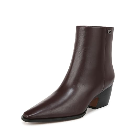 Franco Sarto Damen Vivian Pointed Toe Ankle Boots Stiefelette, Castagno Brown Leather, 42.5 EU Weit von Franco Sarto