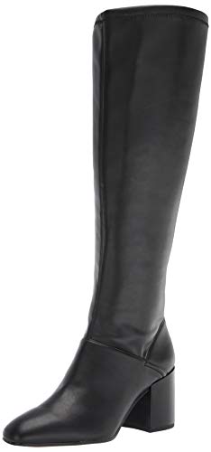 Franco Sarto Women's Tribute Knee High Boot, Black Faux Leather Wide Calf, 10 von Franco Sarto