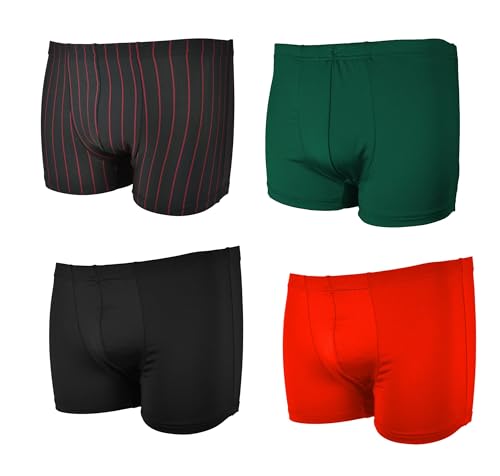 Frank Fields 4 Boxershorts Herren Boxer 6/L- Mix 21 microfaser Retro Shorts Baumwolle unterwäsche Herren Unterhosen männer Retro von Frank Fields