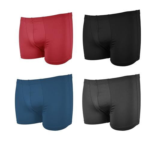 Frank Fields 4 Boxershorts Herren Boxer 7/XL - Mix 5 - microfaser Retro Shorts unterwäsche Herren Unterhosen männer Retro Shorts von Frank Fields