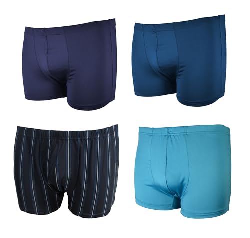 Frank Fields 4 Boxershorts Herren Boxer 8/XXL - Mix 16 Shorts Herren Jugend garngefärbt Head Boxershorts Herren Unterhosen unterwäsche von Frank Fields