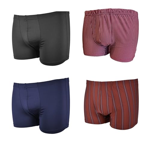 Frank Fields 4 Boxershorts Herren Boxer 8/XXL - Mix 11- mikrofaser Herren Boxer microfaser Unterhosen männer Retropants größe grösse M L XL XXL von Frank Fields