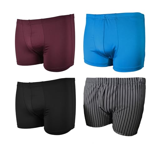 Frank Fields 4 Stück eng anliegende Retro Boxershorts Gr. 8/XXL Medium Large X- Männer Unterwäsche Unterhosen Men Retroshorts Boxer Baumwolle S M L XL von Frank Fields