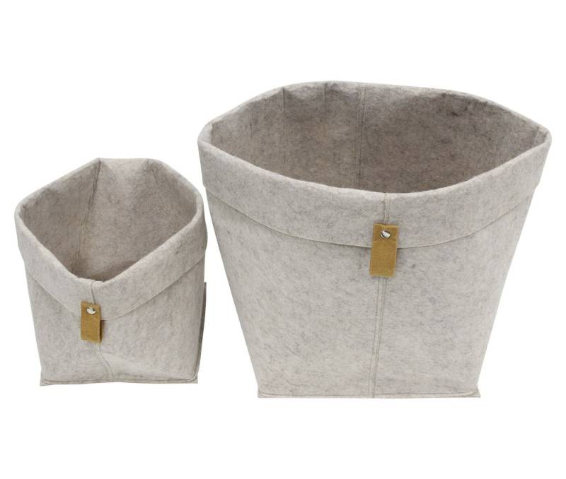 Frank Flechtwaren Schultertasche, Filztasche Pure 2er Set Frank Flechtwaren Schultertasche, Filztasche Pure 2er Set von Frank Flechtwaren