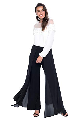 Frank Lyman Damen Hose Style 198256 - Schwarz - 44 von Frank Lyman