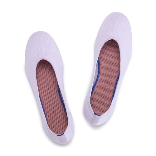 Frank Mully Damen Ballerinas Slip On Knit Kleid Schuhe Pumps Schuhe Runde Zehe, Lila, 43 EU von Frank Mully