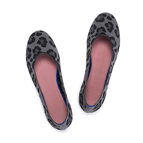 Frank Mully Damen Ballerinas Slip On Knit Kleid Schuhe Pumps Schuhe Runde Zehe, Blau, 37 EU von Frank Mully