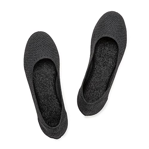 Frank Mully Damen Ballerinas Slip On Knit Kleid Schuhe Pumps Schuhe Runde Zehe, Schwarz, 43 EU Frank Mully Damen Ballerinas Slip On Knit Kleid Schuhe Pumps Schuhe Runde Zehe, Schwarz, 43 EU von Frank Mully