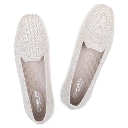Frank Mully Damen Loafer Flats Square Toe Bequeme Büro Arbeitsschuhe Cute Penny Loafer Slip On Walking Driving Schuhe, Cream, 39.5 EU Frank Mully Damen Loafer Flats Square Toe Bequeme Büro Arbeitsschuhe Cute Penny Loafer Slip On Walking Driving Schuhe, Cream, 39.5 EU von Frank Mully