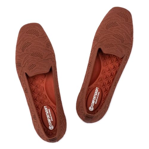 Frank Mully Damen Loafer Flats Square Toe Bequeme Büro Arbeitsschuhe Cute Penny Loafer Slip On Walking Driving Schuhe, Orange / gemustert, 38.5 EU Frank Mully Damen Loafer Flats Square Toe Bequeme Büro Arbeitsschuhe Cute Penny Loafer Slip On Walking Driving Schuhe, Orange / gemustert, 38.5 EU von Frank Mully