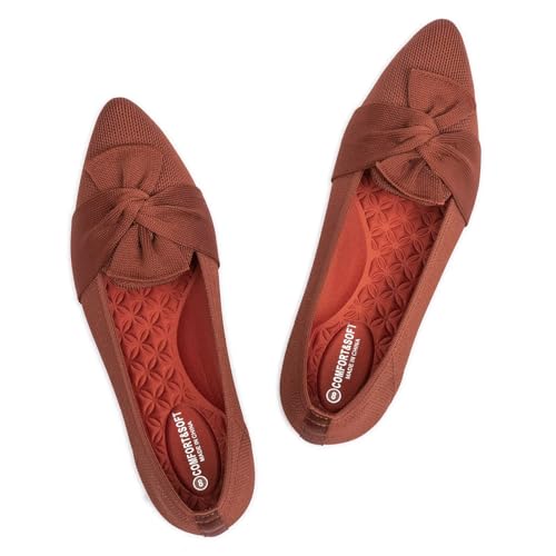 Frank Mully Lässige Loafer für Damen, flache Schlupfschuhe, bequeme Strickschuhe, flache Schuhe, klassisch, spitzer Zehenbereich, für Arbeit, Reisen, 6111Orange, 41 EU Frank Mully Lässige Loafer für Damen, flache Schlupfschuhe, bequeme Strickschuhe, flache Schuhe, klassisch, spitzer Zehenbereich, für Arbeit, Reisen, 6111Orange, 41 EU von Frank Mully