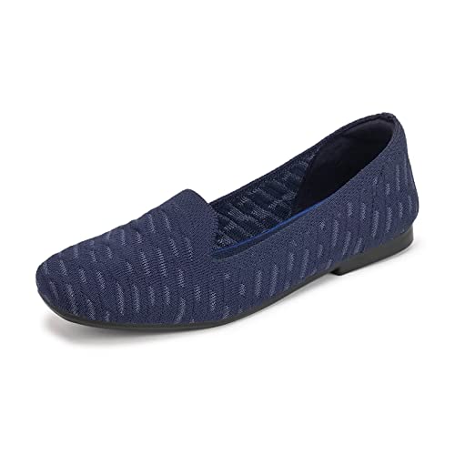 Frank Mully Loafer mit runder Zehenpartie für Damen, Flache, Bequeme Arbeitsschuhe, niedlicher Penny-Loafer zum Hineinschlüpfen, Ballerinas von Frank Mully