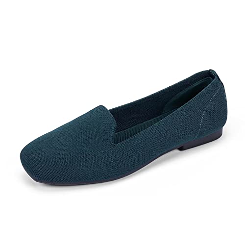 Frank Mully Loafer mit runder Zehenpartie für Damen, Flache, Bequeme Arbeitsschuhe, niedlicher Penny-Loafer zum Hineinschlüpfen, Ballerinas von Frank Mully