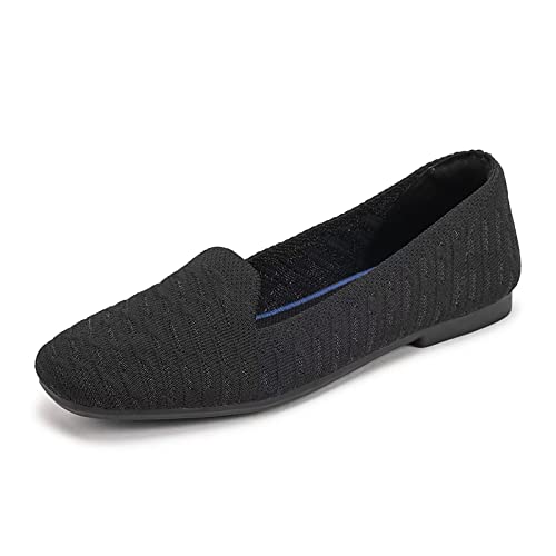 Frank Mully Loafer mit runder Zehenpartie für Damen, Flache, Bequeme Arbeitsschuhe, niedlicher Penny-Loafer zum Hineinschlüpfen, Ballerinas von Frank Mully