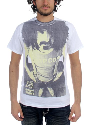 Frank Zappa - Herren PIPCO Lumpy Gravy Premium-Poster T-Shirt in WeiÃŸ, Medium, White von Frank Zappa