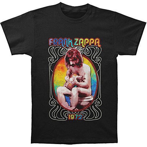 Frank Zappa Herren T-Shirt 1972, Schwarz - Schwarz - Groß von Frank Zappa