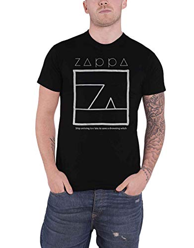 Frank Zappa T Shirt Drowning Witch Logo Nue offiziell Herren Schwarz XL von Frank Zappa