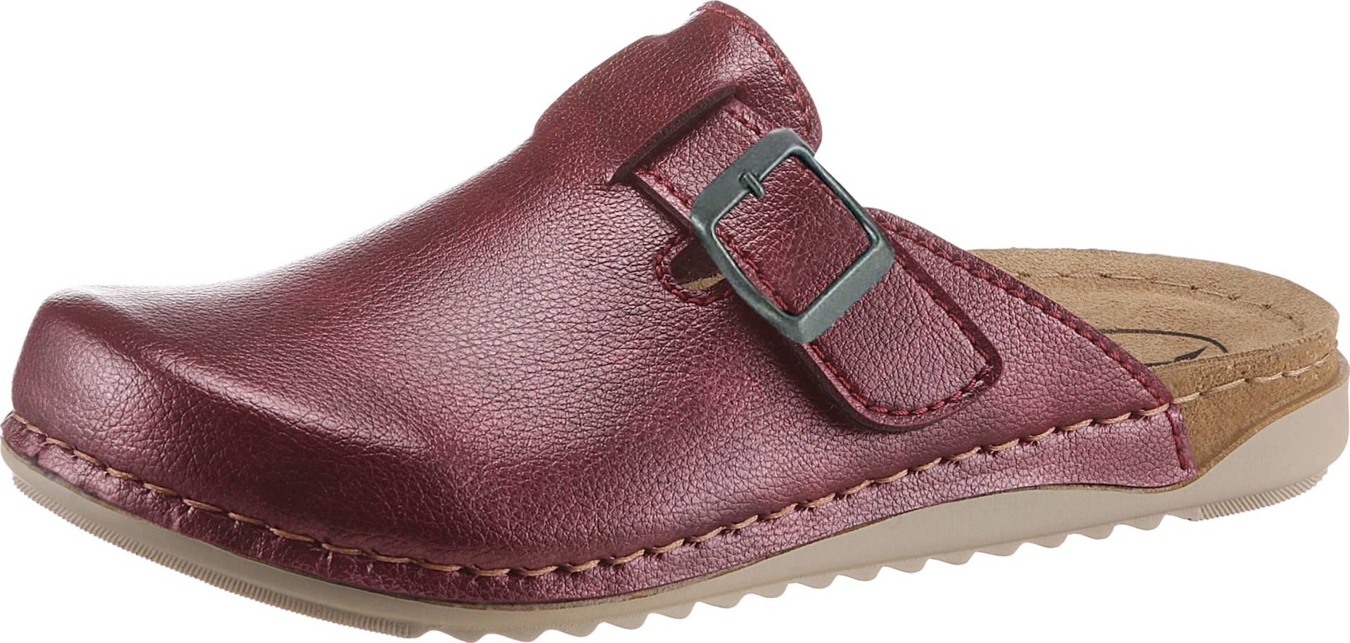 Sieh an! Damen Clog bordeaux von Franken Schuhe