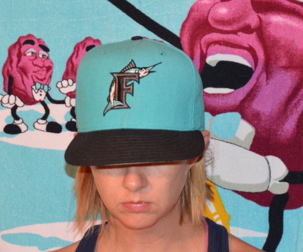 Jahrgang 1990 Florida Marlins Neue Ära 59/50 Pro Modell Ausgestattet Mütze Jahrgang 1990 Florida Marlins Neue Ära 59/50 Pro Modell Ausgestattet Mütze von FrankenRubyVintage