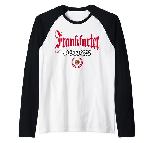 Frankfurt T-Shirt Herren Ultras Fans Frankfurter Jungs Raglan von Frankfurter Jungs T-Shirts