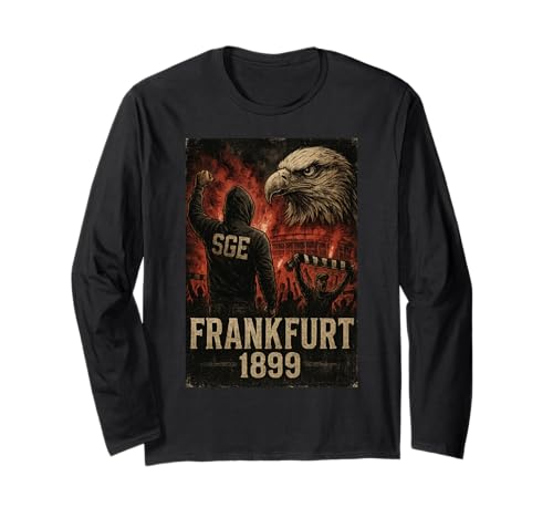 Frankfurt T-Shirt für Frankfurter Jungs & Patrioten FFM Langarmshirt von Frankfurter Shop IBK Ultras Herren & Jungs