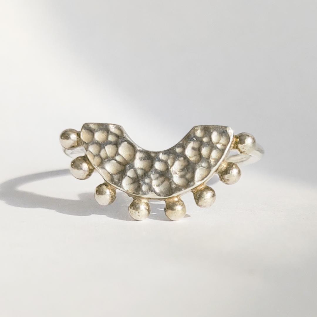Sterling Silber Fidget Ring, Angst Stressabbau Design, Daumen Einzigartiges Stapelbar Gehämmert Geschlagen Look Sterling Silber Fidget Ring, Angst Stressabbau Design, Daumen Einzigartiges Stapelbar Gehämmert Geschlagen Look von FrankiAndFelix